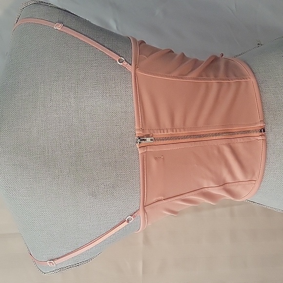 Romwe Women's Pink Lace Corset Top, Size: M - Picture 4 of 8